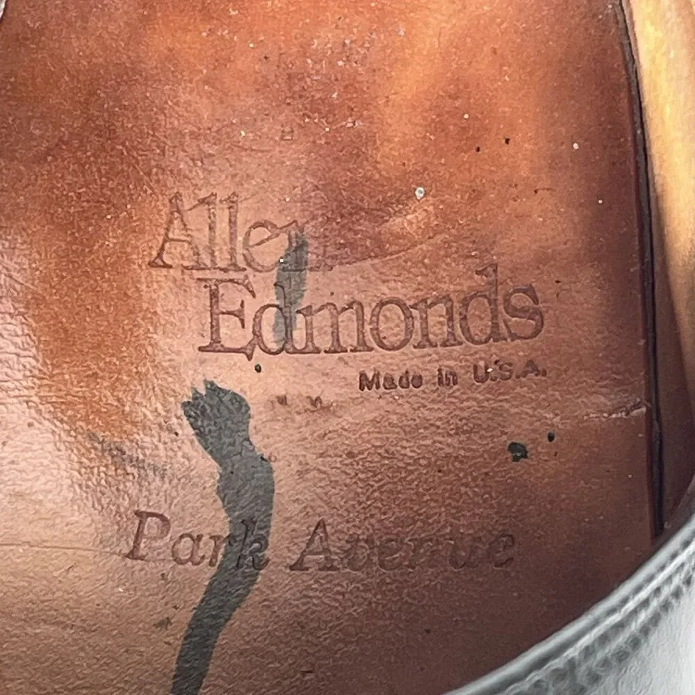 Allen Edmonds Park Avenue Cap-toe Oxford Black Dress Shoe Size 14 R